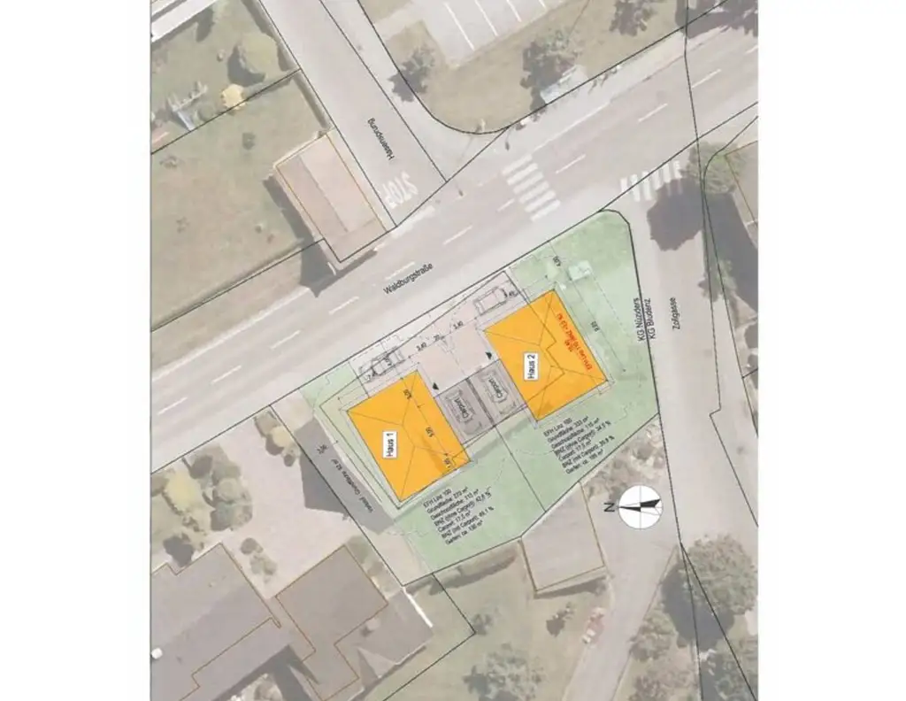 Wohnen mit schöner Bergsicht - Kleine Grundstücke mit Projekt zu verkaufen!