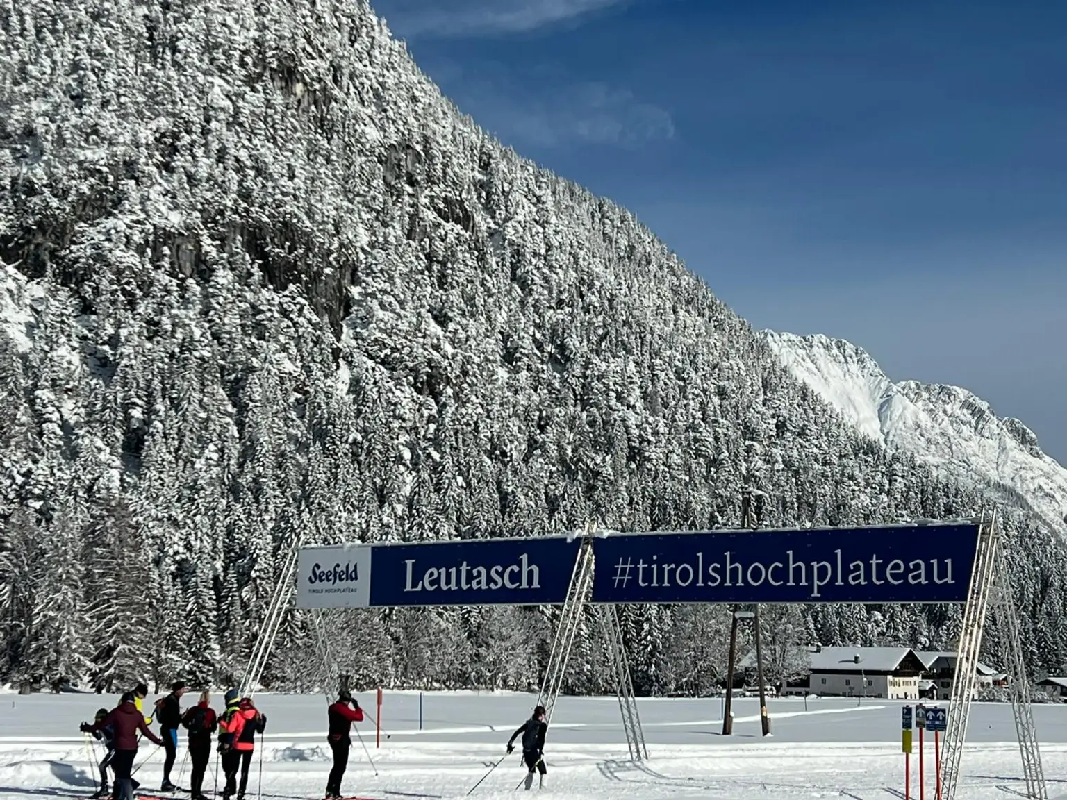 Einstieg Langlaufloipe