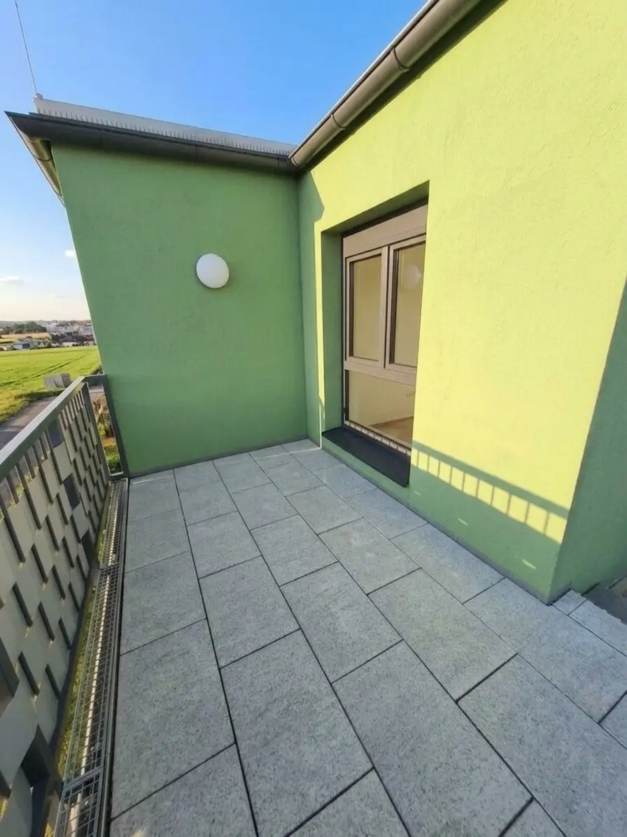 Neubau: Ca. 60 m² Wohnung mit ca. 12 m² Eckbalkon nach Nordwesten ausgerichtet