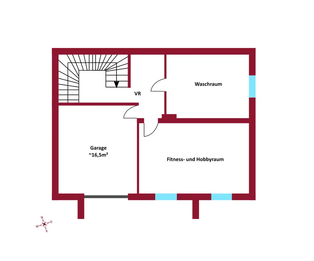 Südwest-Loggia mit Fernblick ins Grüne | Garage und Carport-Stellplatz | Absolute Ruhelage