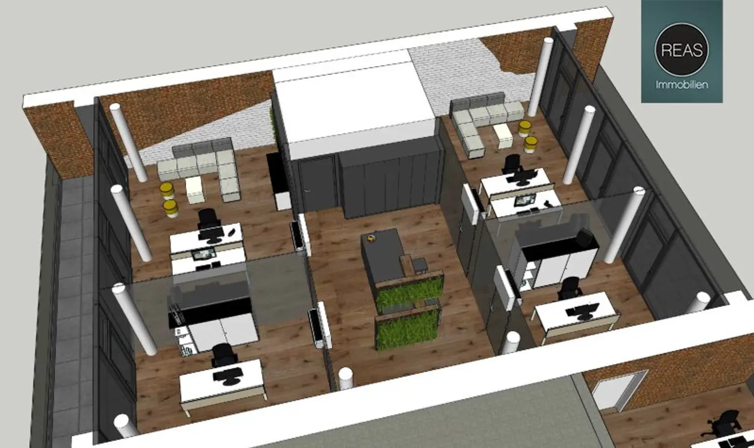 Sehr gut ausgestattetes Loft mit 2 Terrassen in der Brotfabrik Wien!