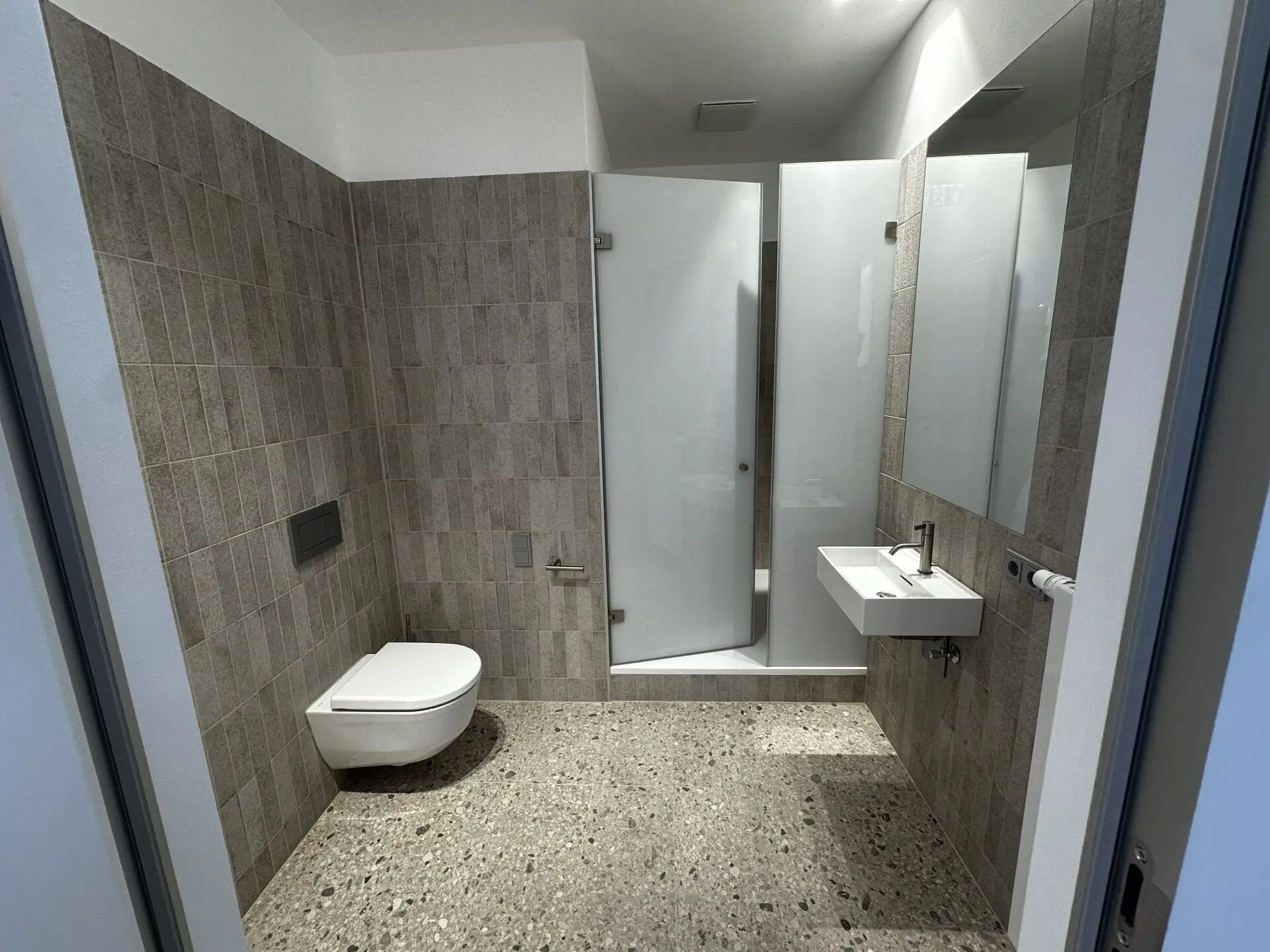 Dusche Top groß