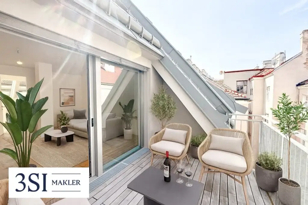 Eleganz & Komfort – moderne Dachgeschosswohnung mit Balkon & Premium-Design