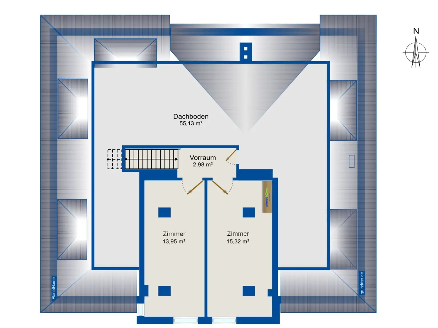 Grundriss Dachgeschoss