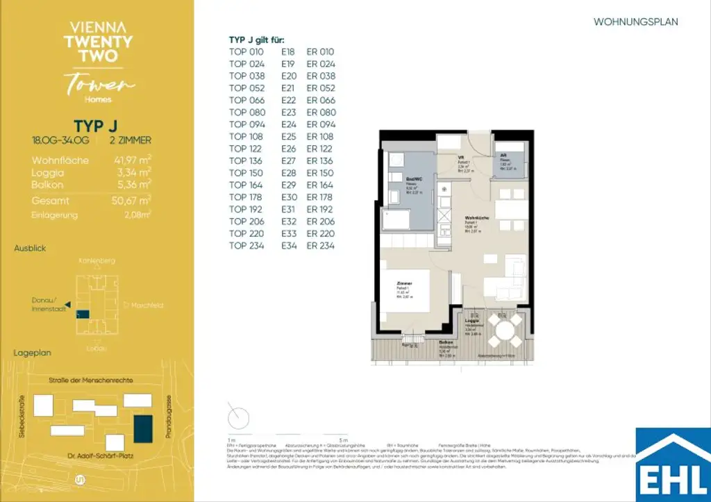 TOWER HOMES – Erstklassige Ausstattung & Rooftop Wellness im V22
