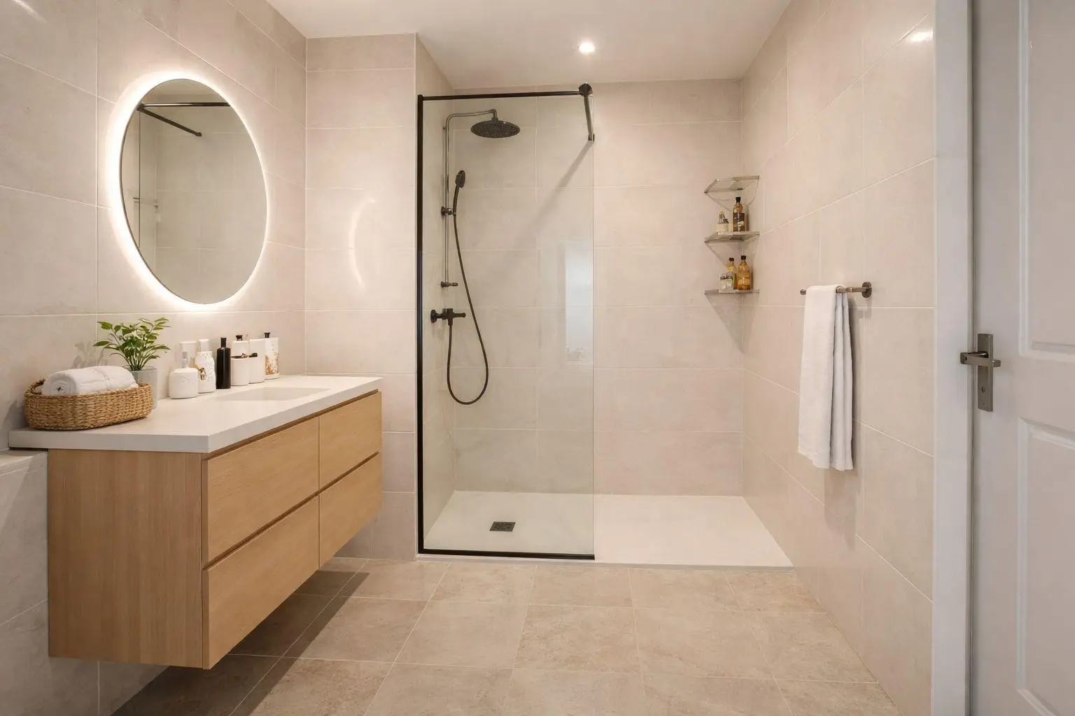 Bad, KI-generiertes Foto