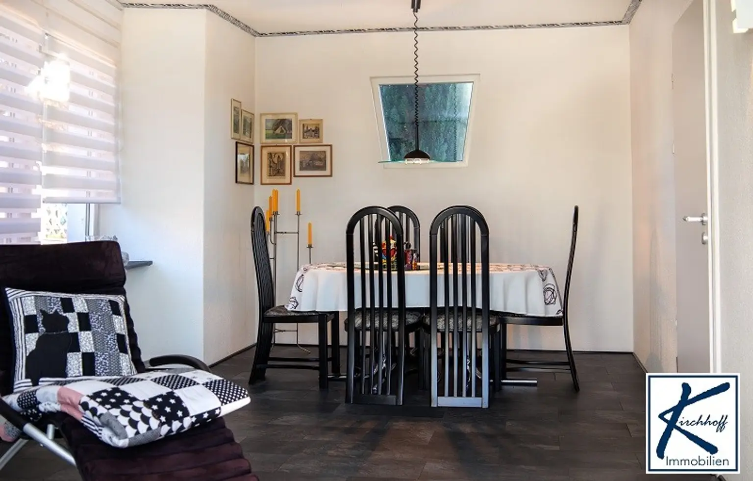 Essbereich im Wohnzimmer des EG