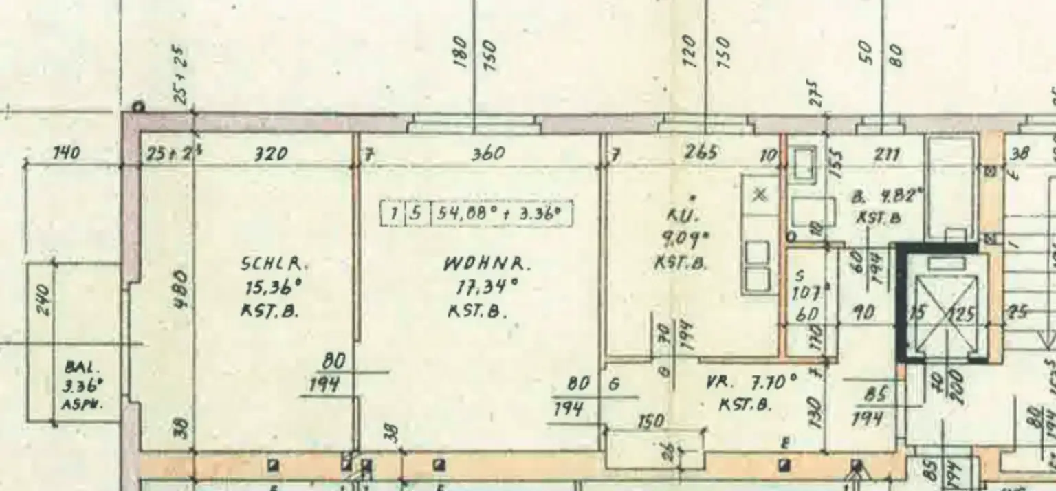 Jesuitenmühlstrasse Obj.3302 Plan