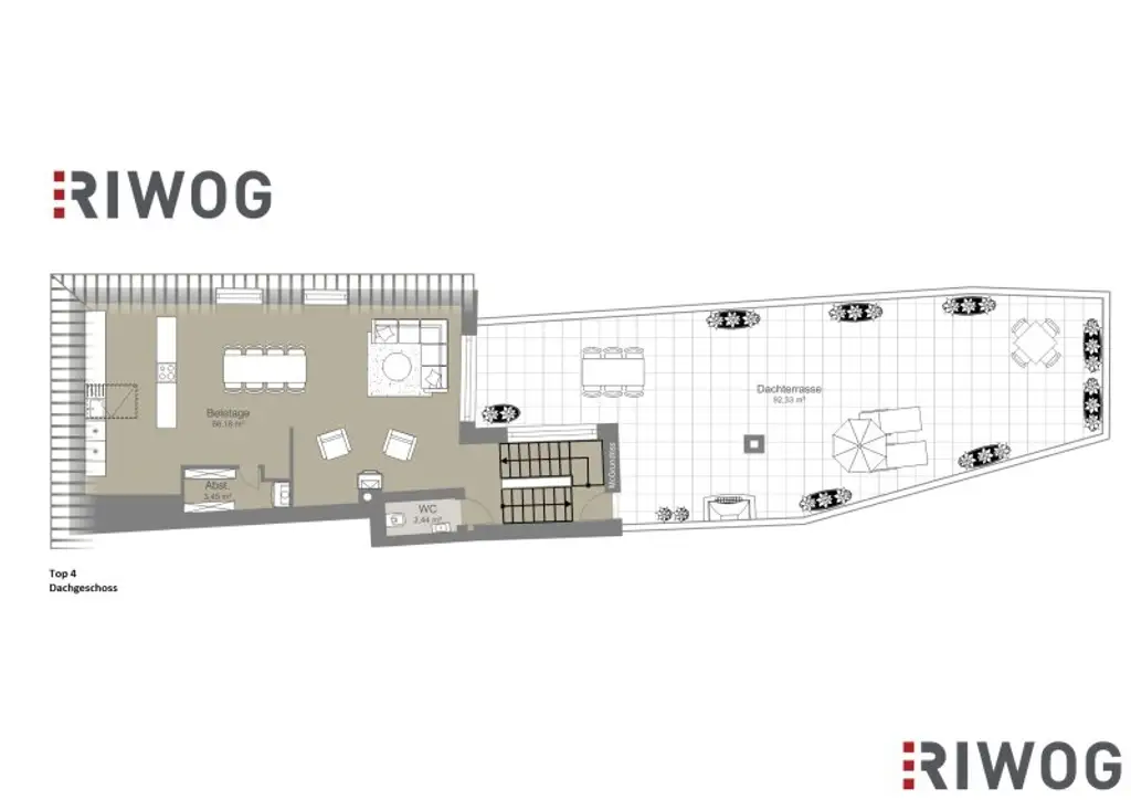 Domizil im Herzen von Grinzing - inklusive 90m² Dachterrasse und separater Büroeinheit I Praxis