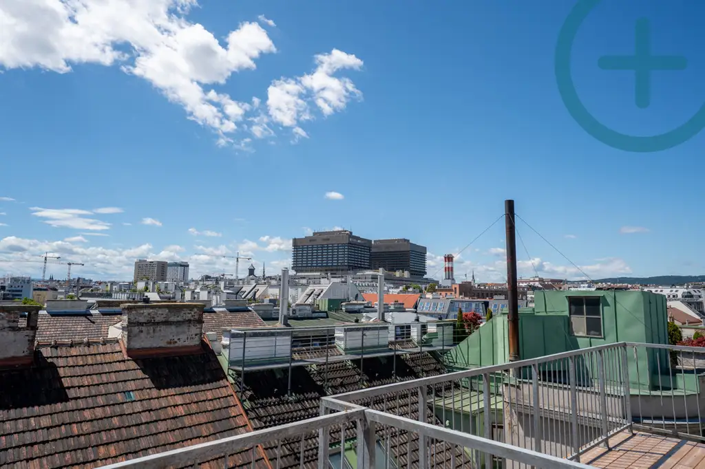 Penthouse-Etage mit XXL Terrasse