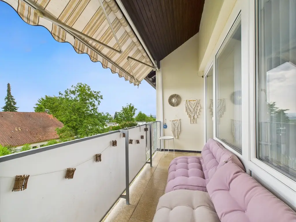 Überdachter Balkon