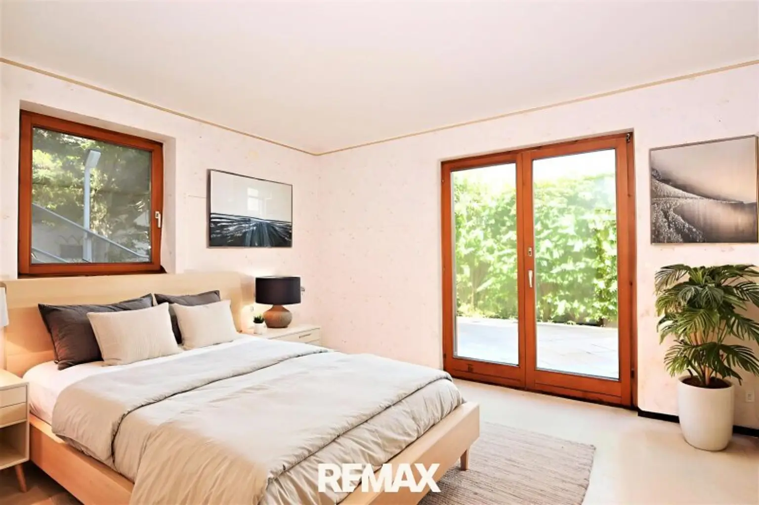Schlafzimmer (virtuell eingerichtet)