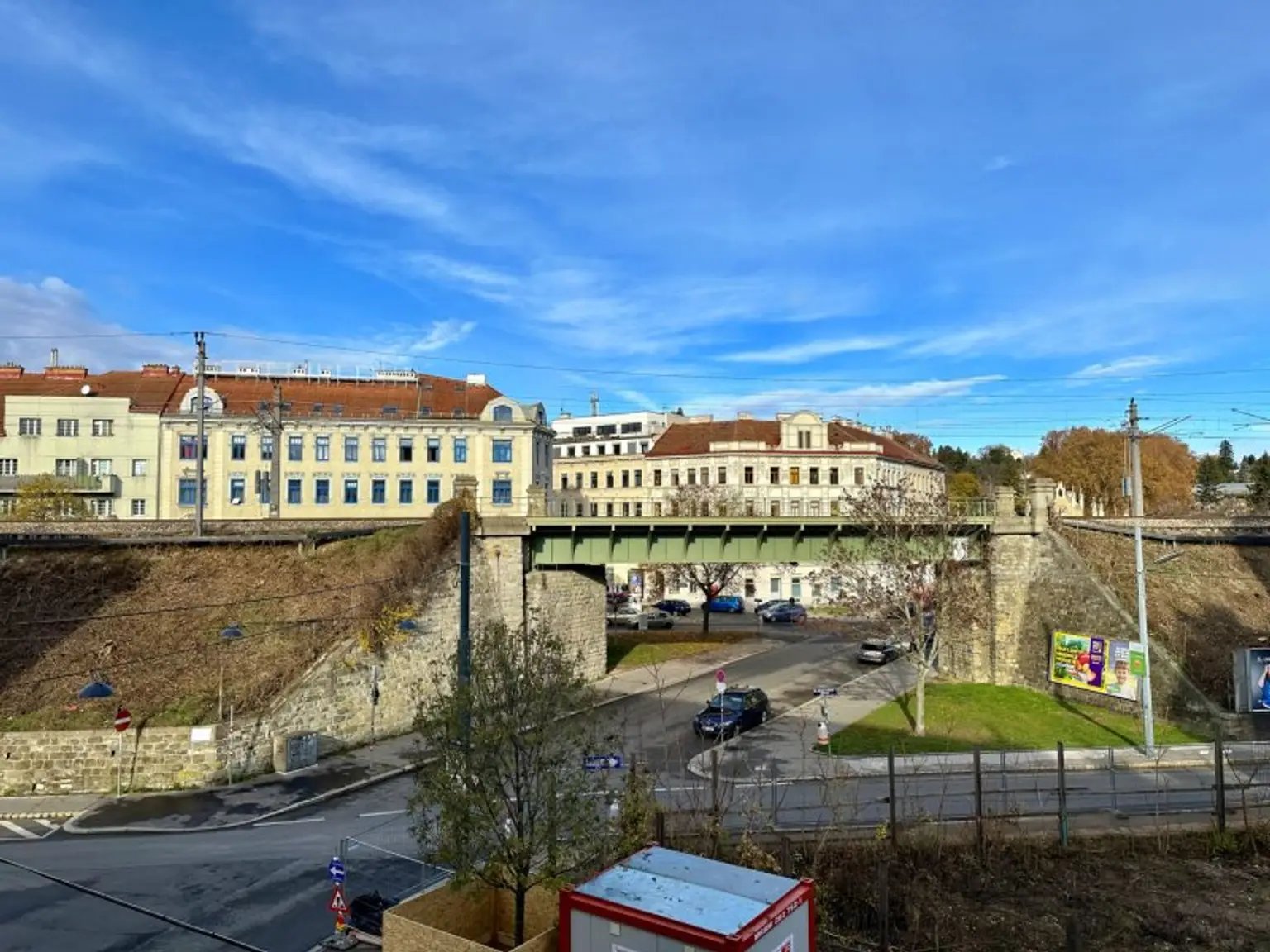 Blick aus dem Fenster