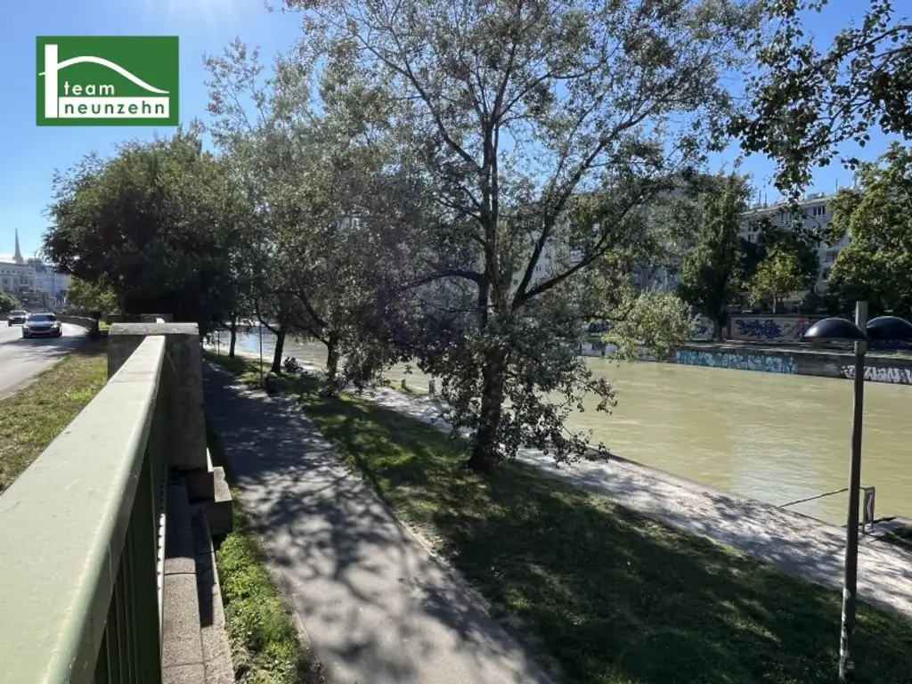 Stadtwohnung in Bestlage: direkt bei der Urania mit Donaukanal-Blick!