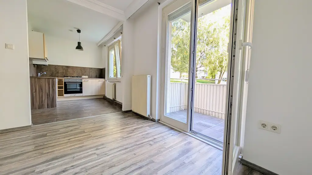 Nette Single-Garconniere mit Balkon in ruhiger und zentraler Grünlage am Rahthauspark Mauer !