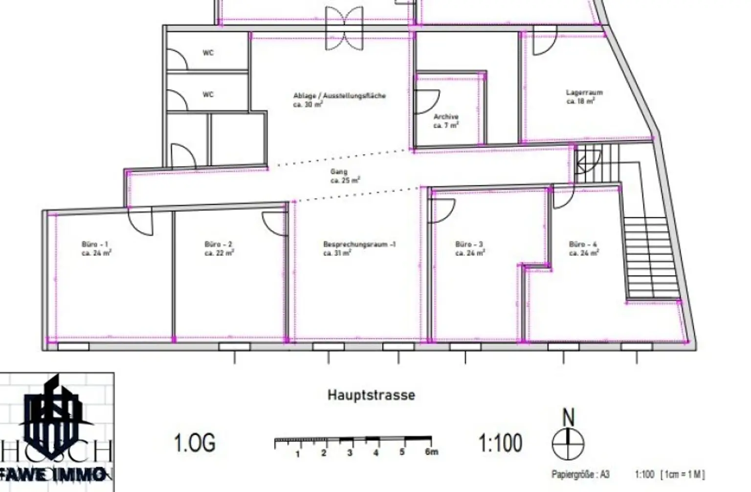 Bürofläche im Zentrum von Stockerau
