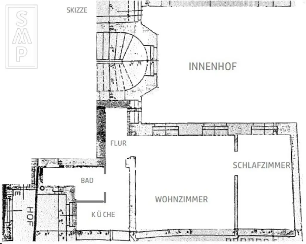 RUHE-OASE IM HERZEN DER LEOPOLDSTADT: 2-ZIMMER-WHG MIT HOFBLICK