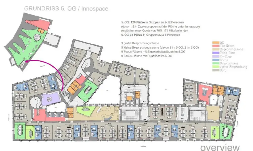 Grundriss 5 OG