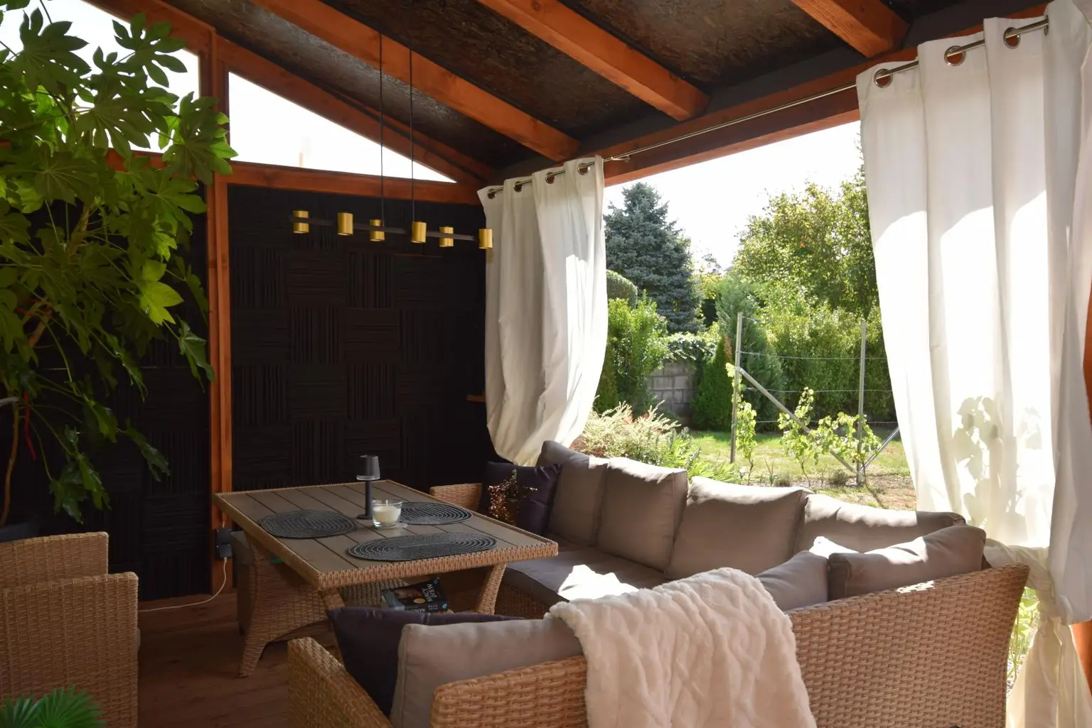 überdachte Terrasse