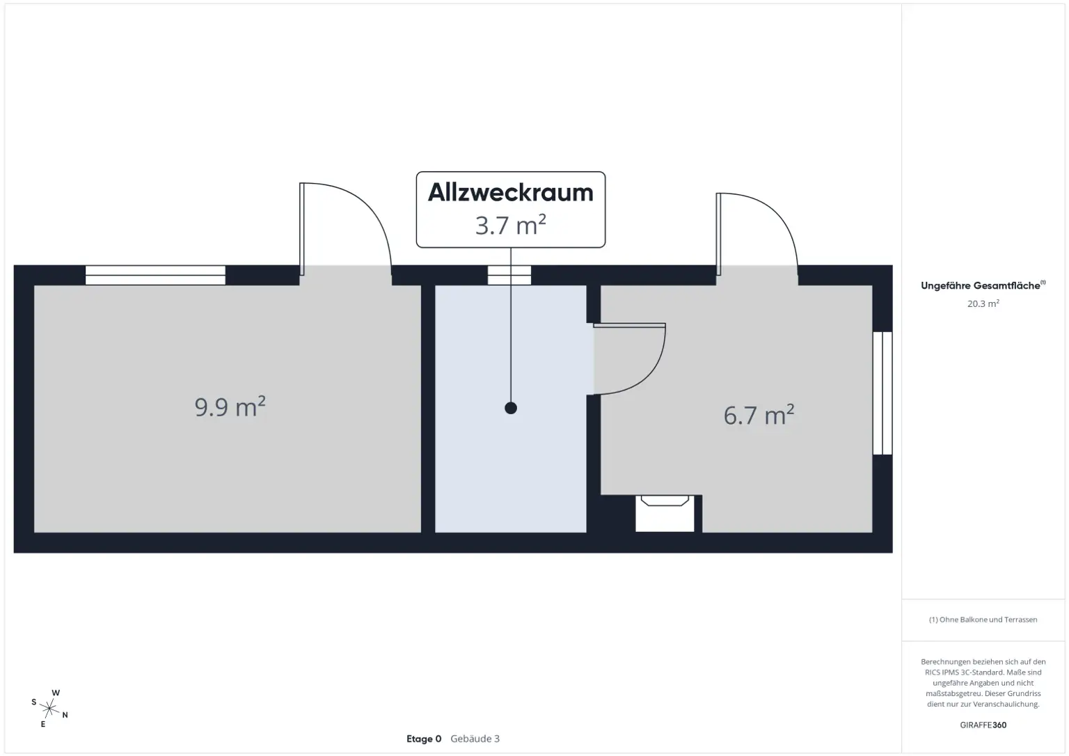 Grundriss Nebengebäude