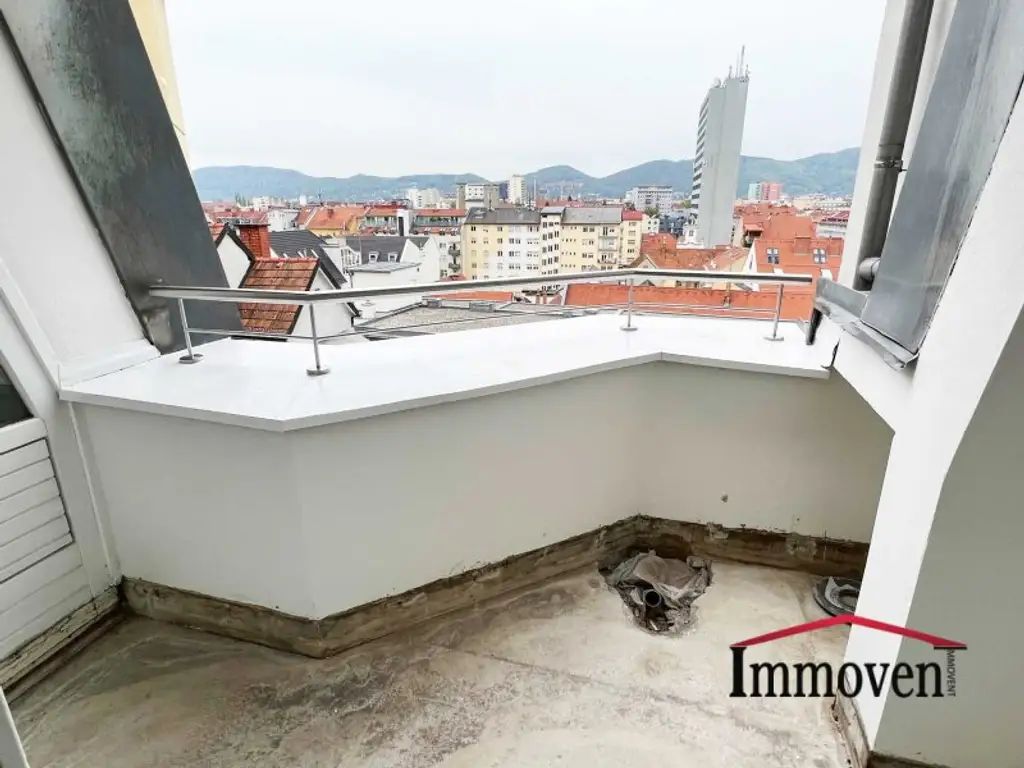 1 Zimmer Wohnung mit Ausblick!