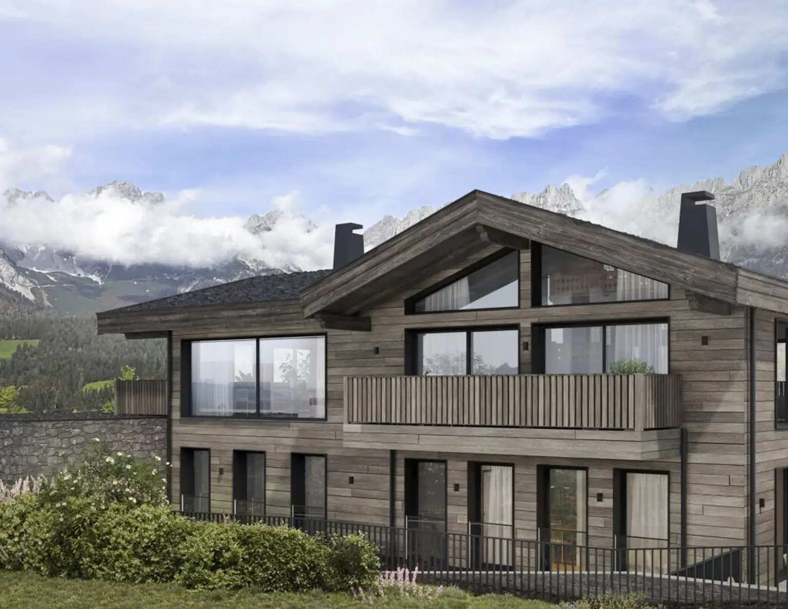 Exklusive Premium-Chalets mit Blick auf den Kaiser in Going - Tourismus Widmung