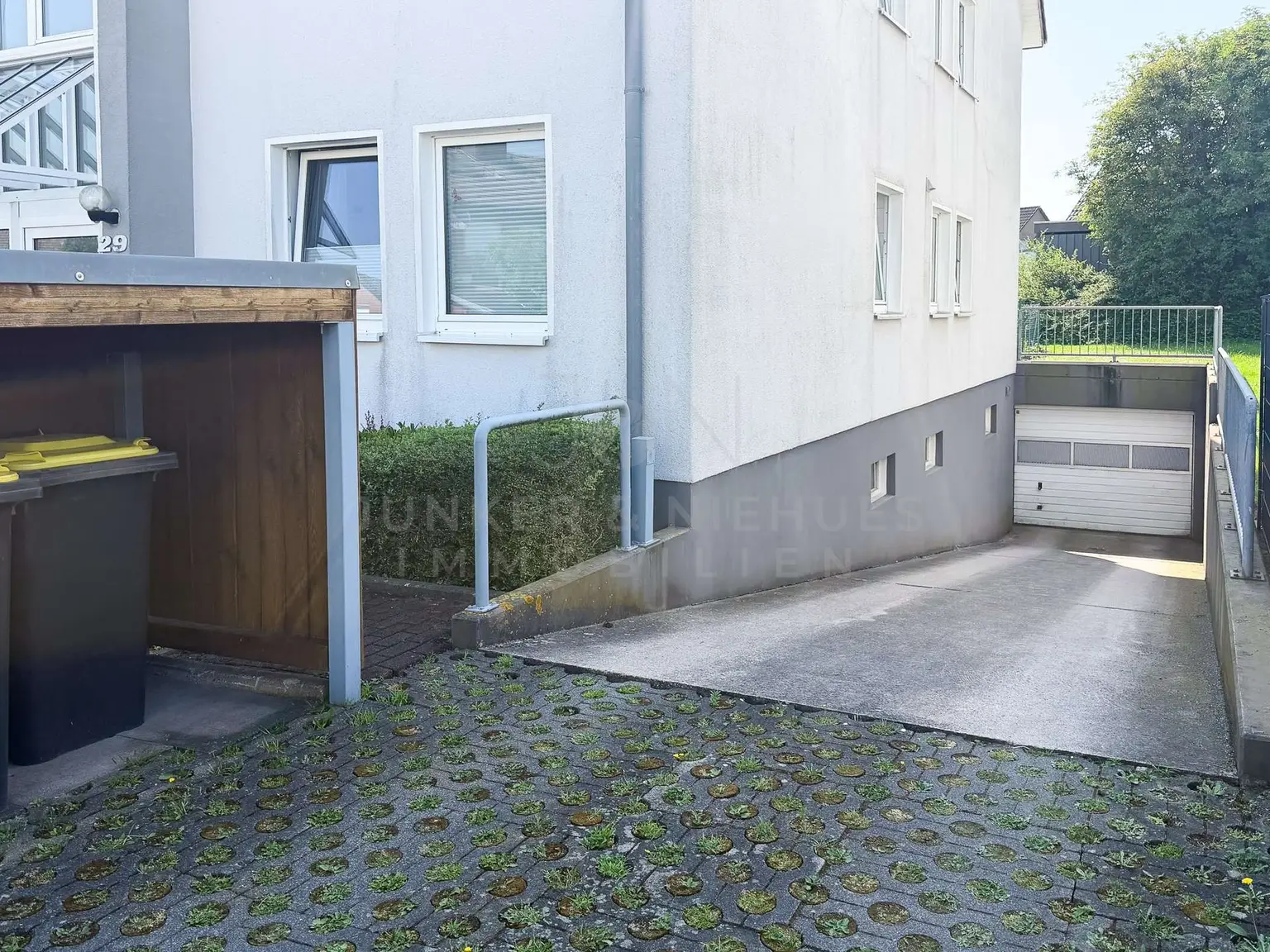 Zufahrt zur Tiefgarage