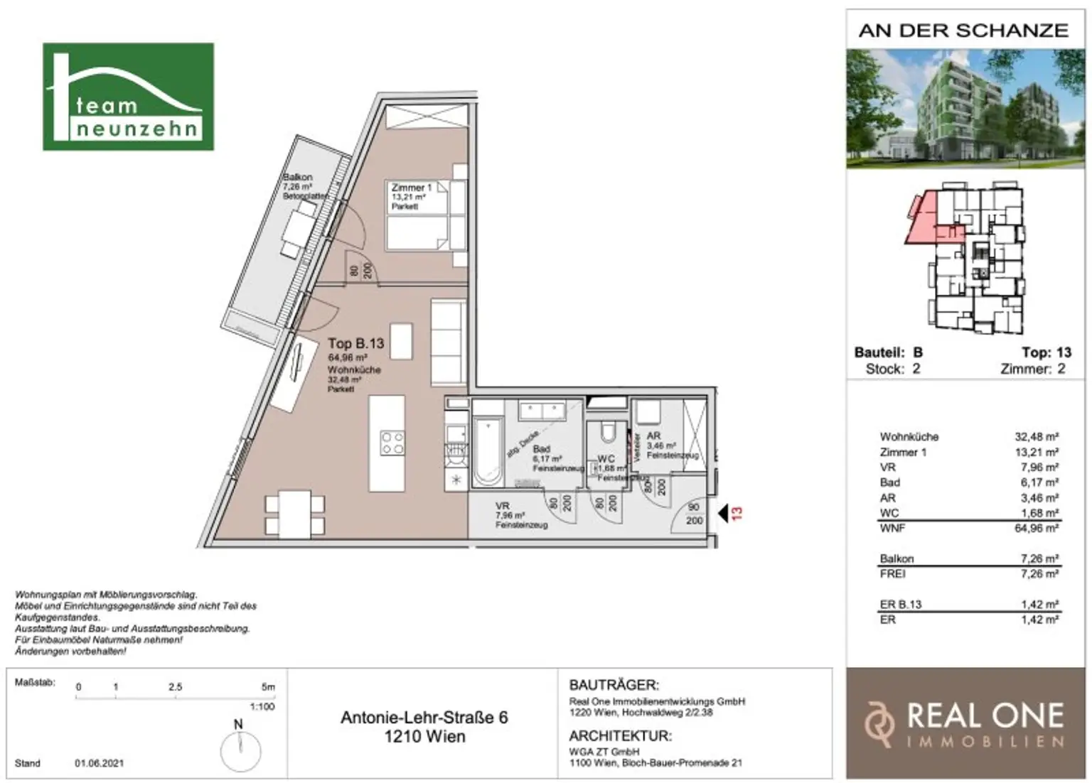 „An der Schanze“ – Exklusives Wohnen im Donaufeld