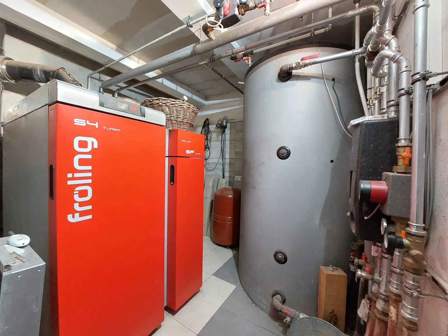 Von hier aus verteilt sich die Wärme im Haus