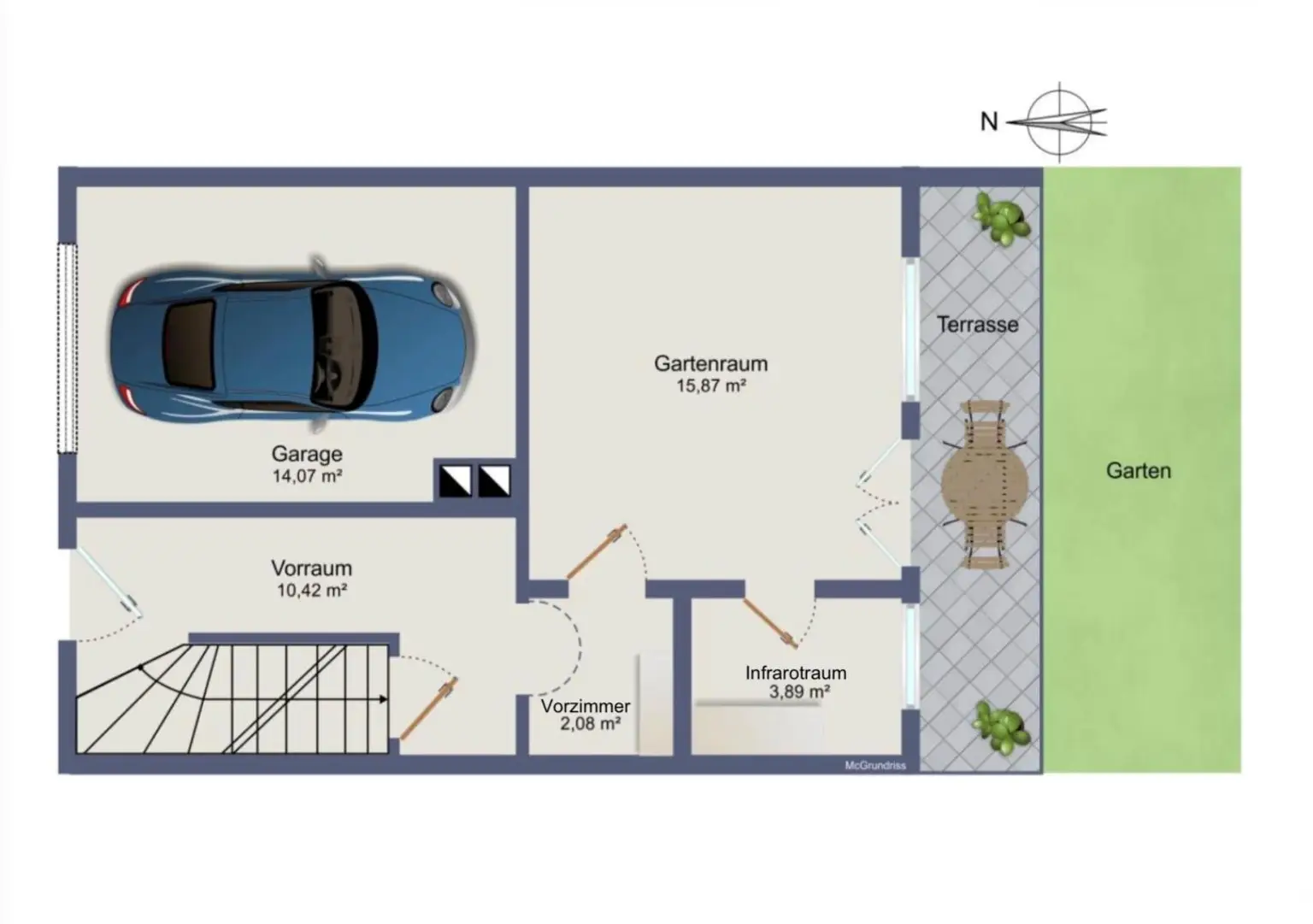 schematischer Grundriss EG