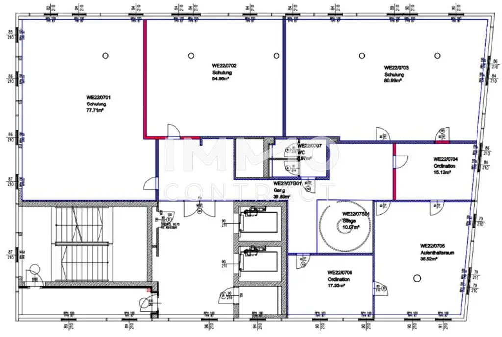 Grundriss 7. Obergeschoss BT.C