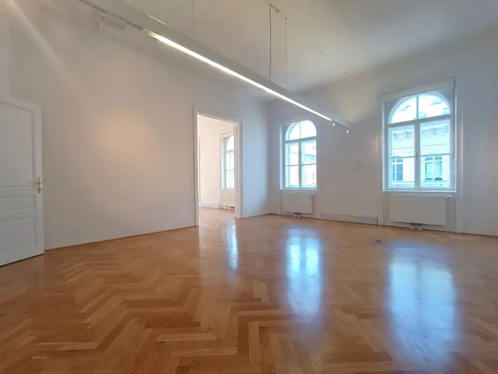 Büro oder Praxis in Bestlage gesucht? Großzügige 193 m² im 1. Bezirk! Jahrhundertwendehaus mit Fernwärme & Lift, Nähe U2 Schottenring!