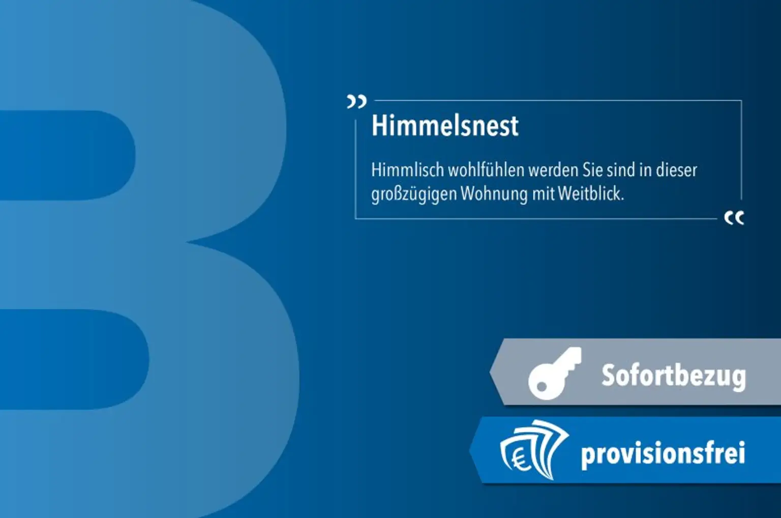 Himmelsnest | Sofortbezug inkl. Küche