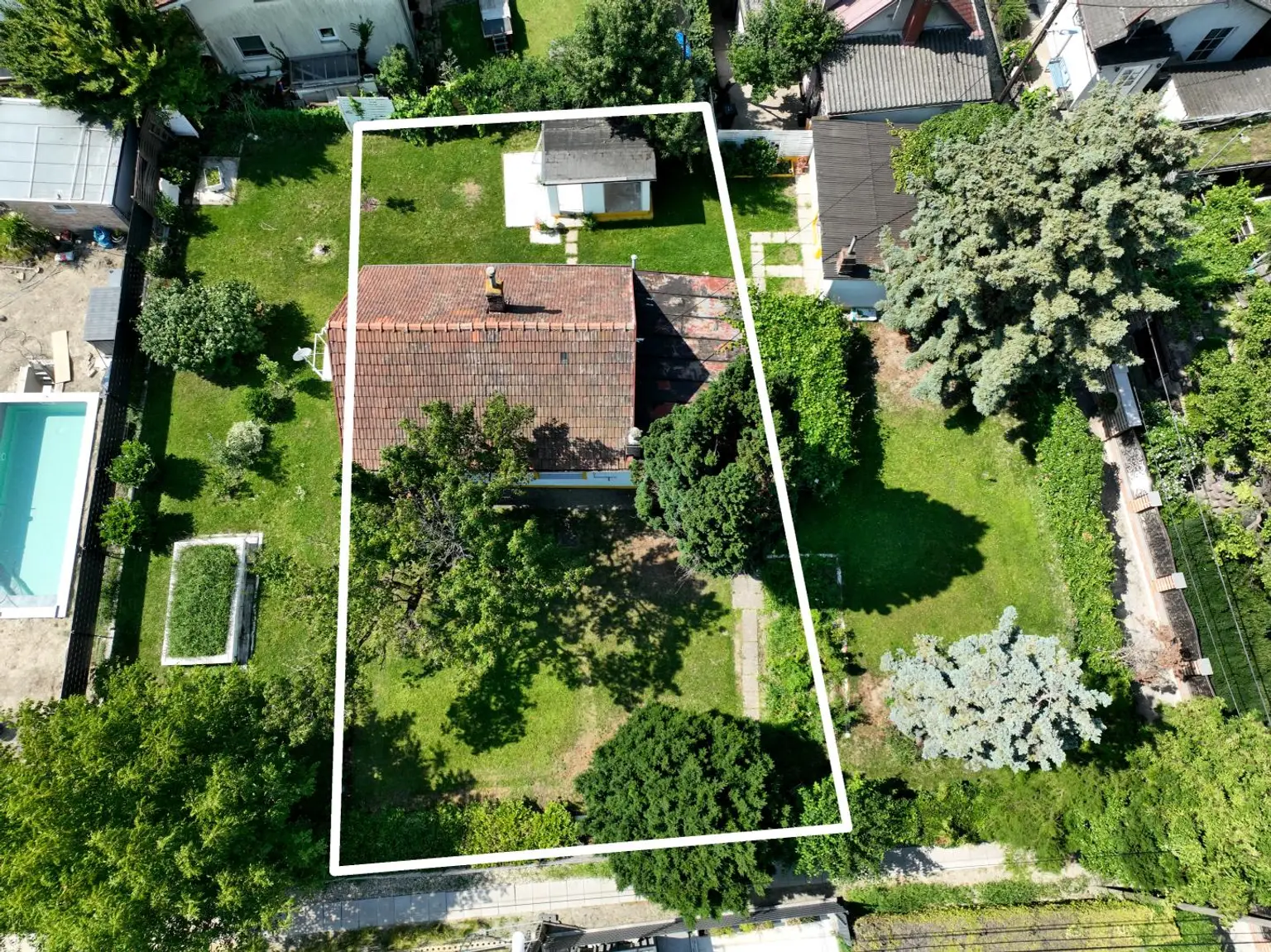 Seltene Gelegenheit - Simmeringer Kleingarten mit 325 m² Eigengrund und Haus – keine Pacht - ganzjähriges Wohnen erlaubt!