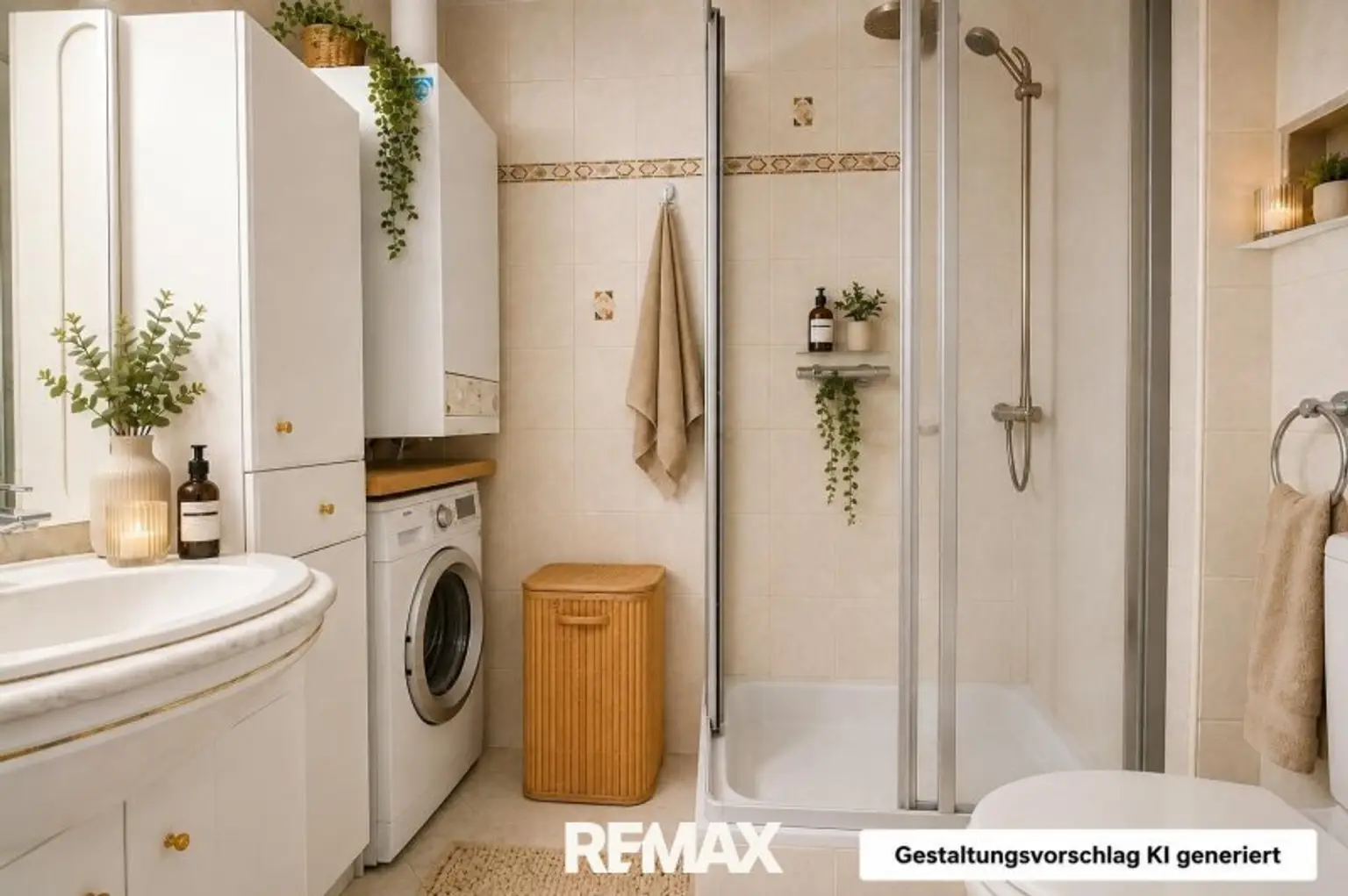 Badezimmer, Gestaltungsvorschlag