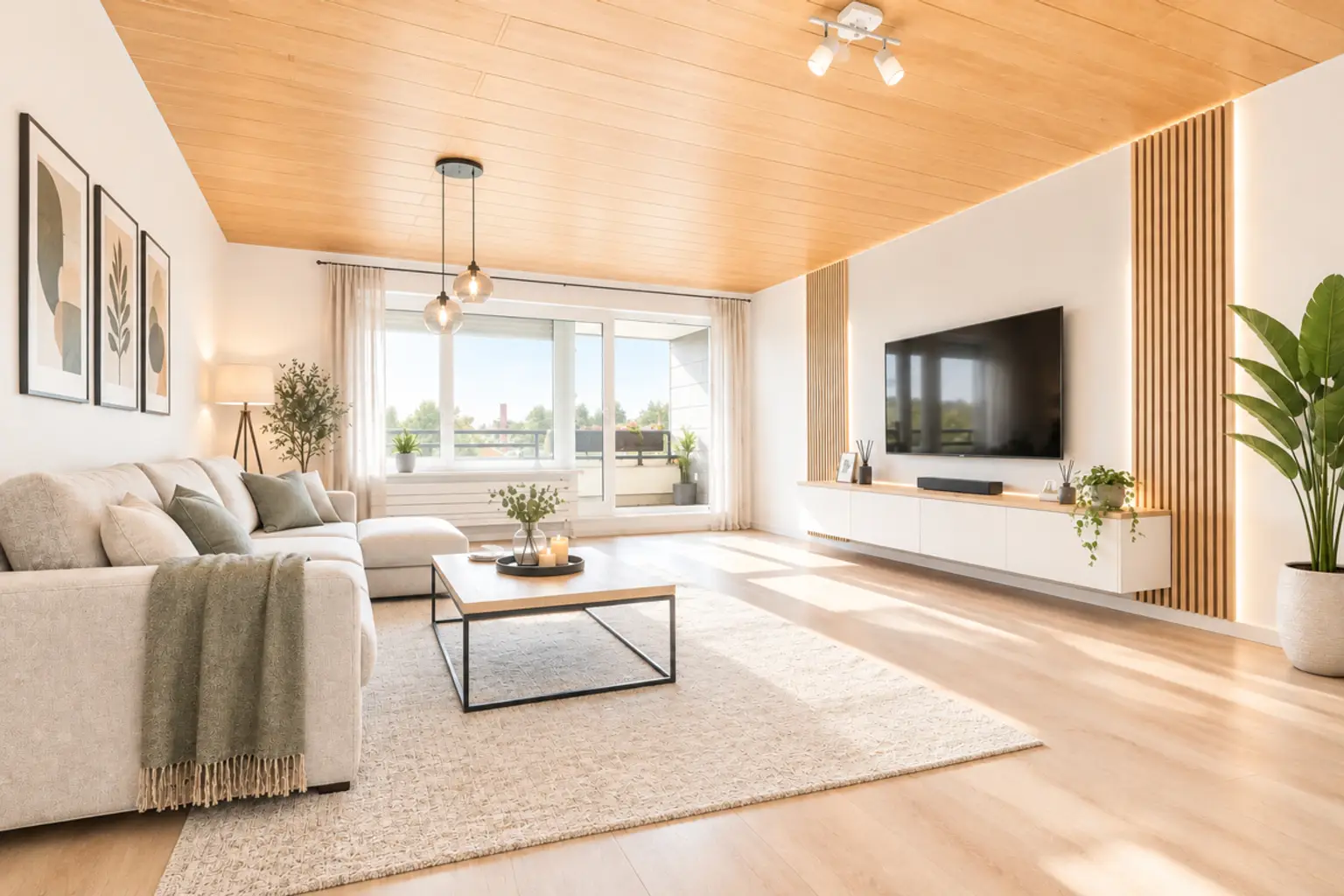 KI-generiert Wohnzimmer