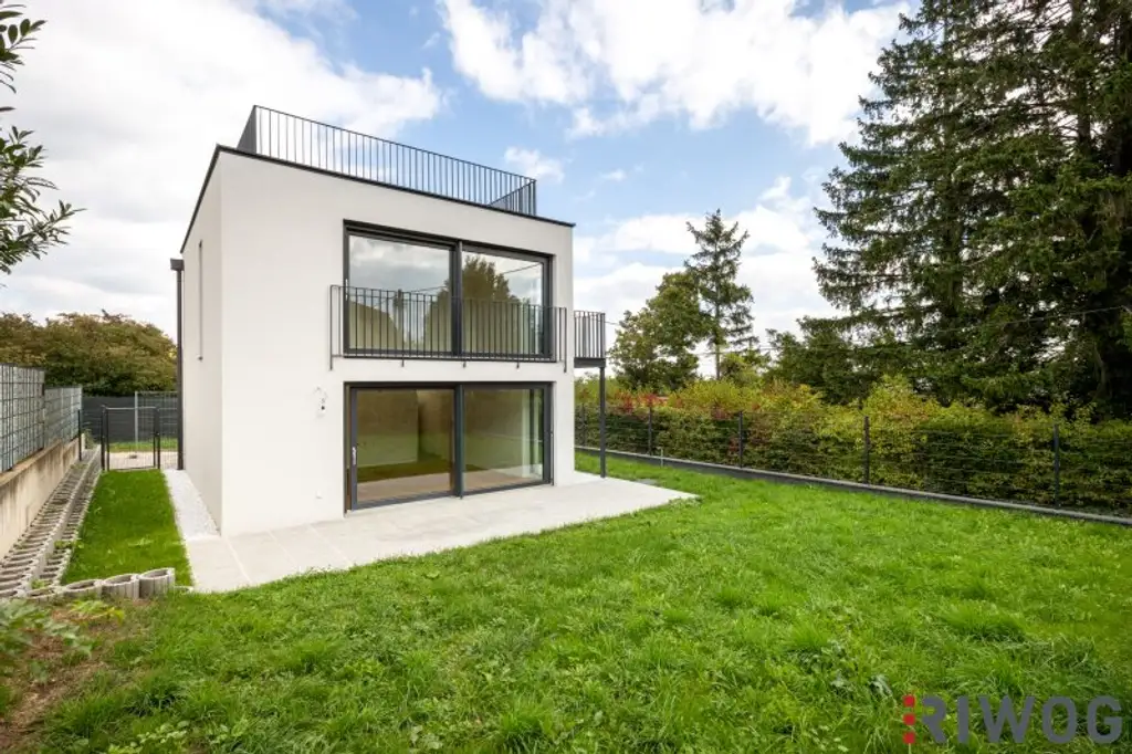 MINI VILLA AM HACKENBERG MIT CA. 37m² DACHTERRASSE UND IMPOSANTEM WEITBLICK AUF DIE CITY - EIGENGRUND IM KLEINGARTEN - GANZJÄHRIG BEWOHNBAR
