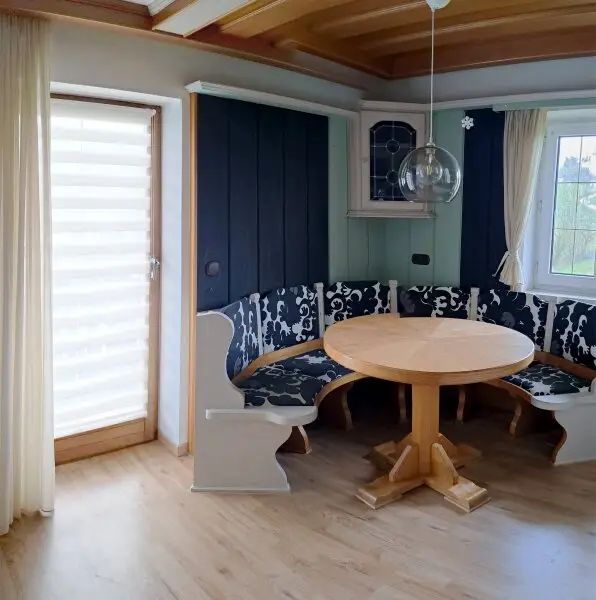 Eine Wohnung mit Garten, zwischen Strobl und Bad Ischl.