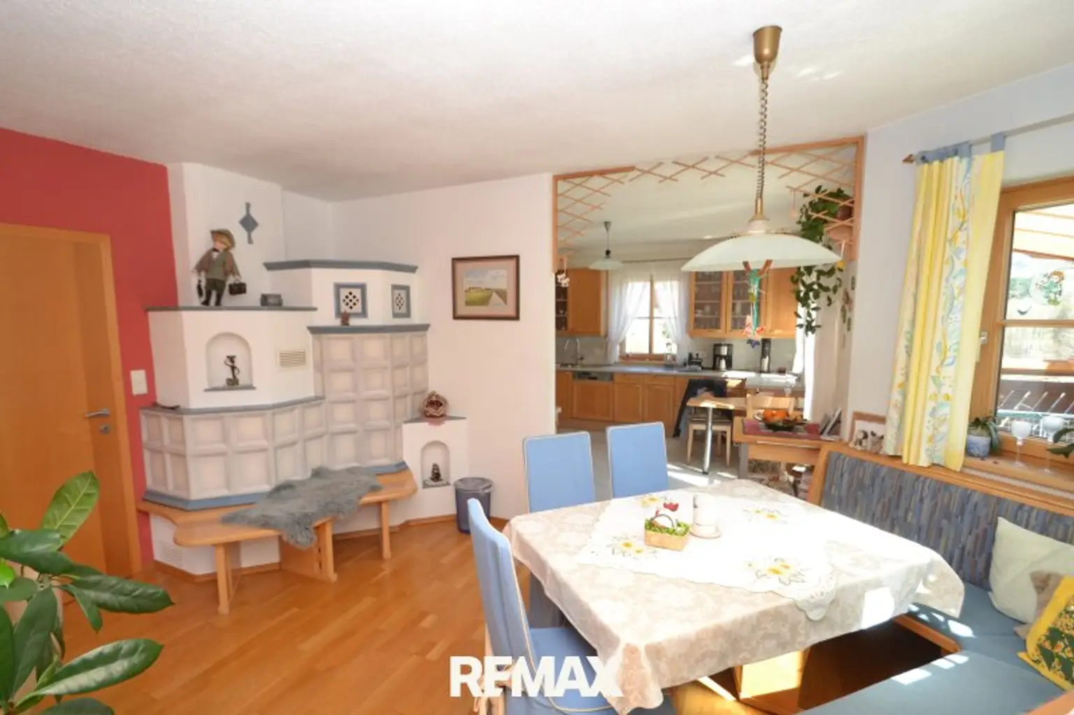 behaglicher Kachelofen