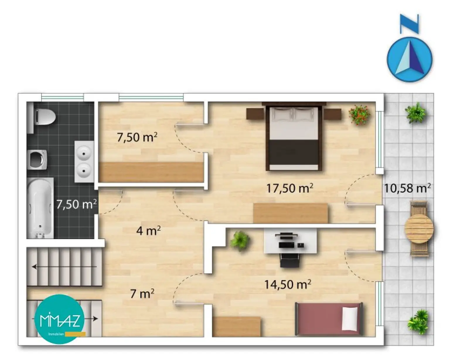 Seltene Gelegenheit! Wohnhaus mit 3 separaten Einheiten und großem Garten! Wohnen-Arbeiten-Vermieten oder Generationen verbinden!