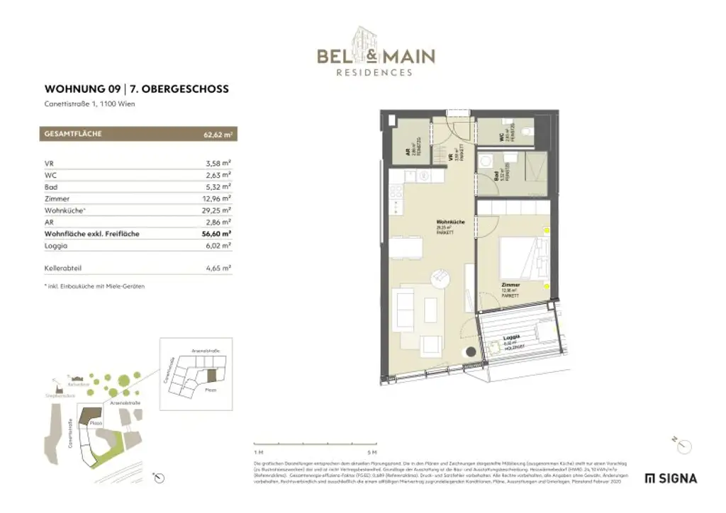 2-ZIMMER LUXUS-APARTMENT - BEL & MAIN AM BELVEDERE!