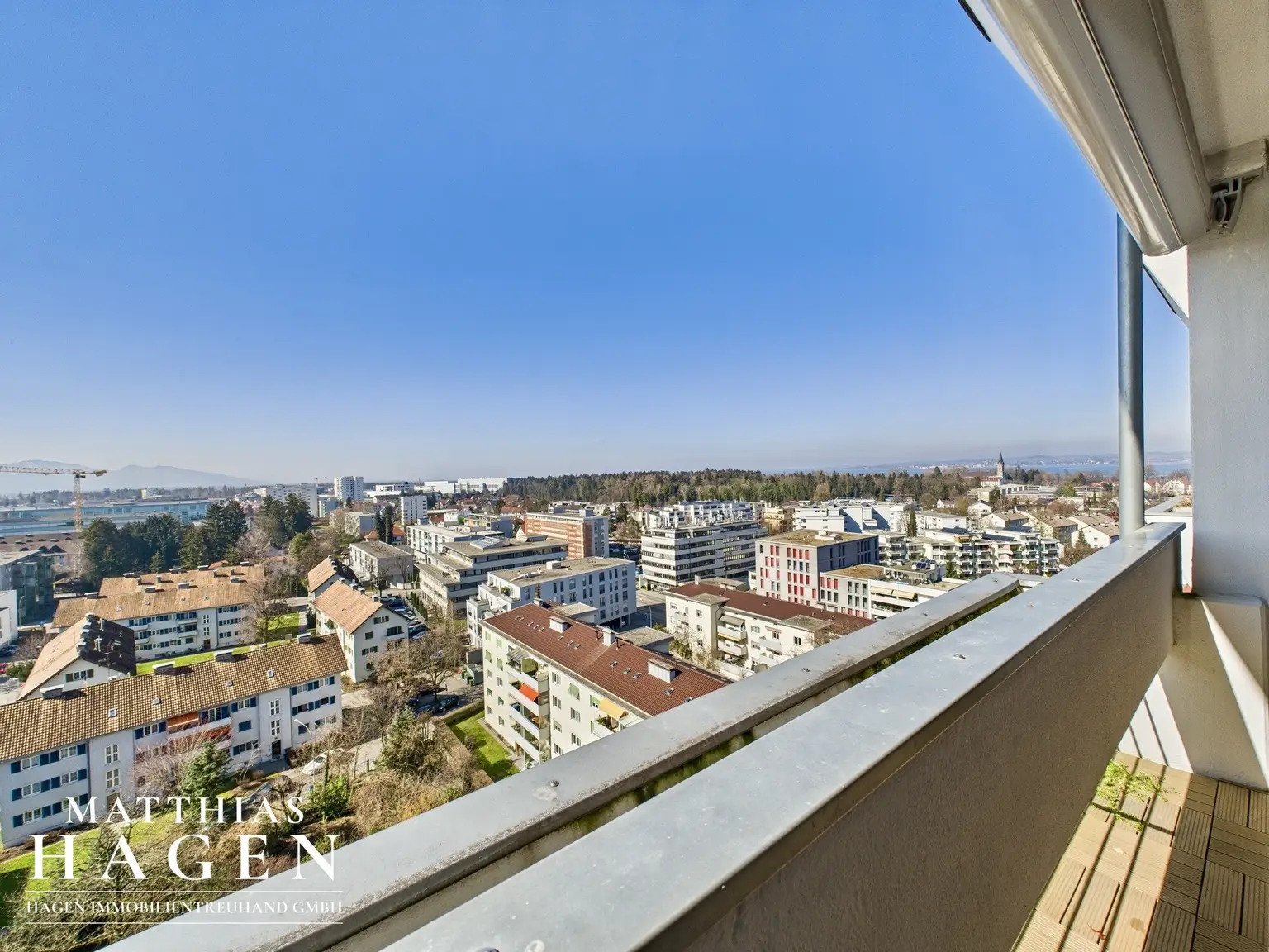 Residieren im 13. Stock mit atemberaubender Aussicht (auch Seesicht) in Bregenz