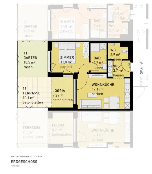 PROVISIONSFREI - Aspern Flats 101 - Ihr Traum vom Eigenheim im Grünen