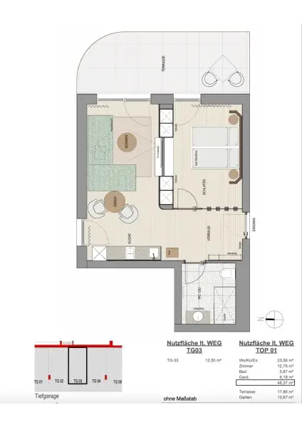 Wunderschönes Neubau Appartement-Projekt in toller Lage von Oberndorf bei Kitzbühel!