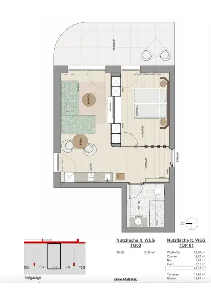 Wunderschönes Neubau Appartement-Projekt in toller Lage von Oberndorf bei Kitzbühel!