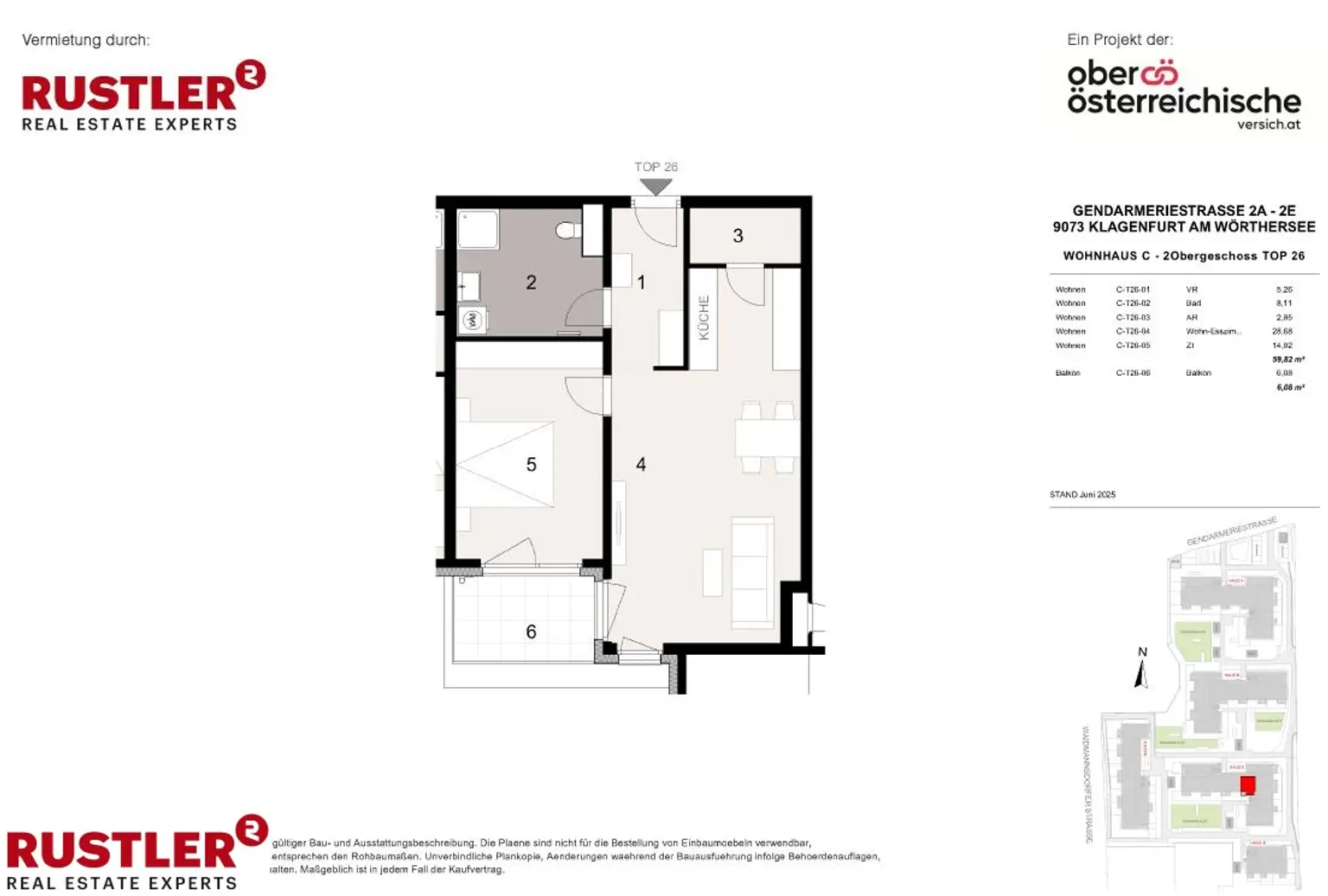 TRIVARA - Wohnen, wie man leben will - 2 Zimmer Wohnung C-26