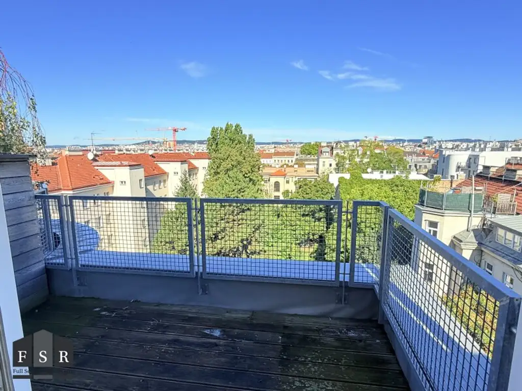 3-Zimmer Dachgeschoß-Wohnung mit Terrasse - Allgemeingarten und Ubahnnähe