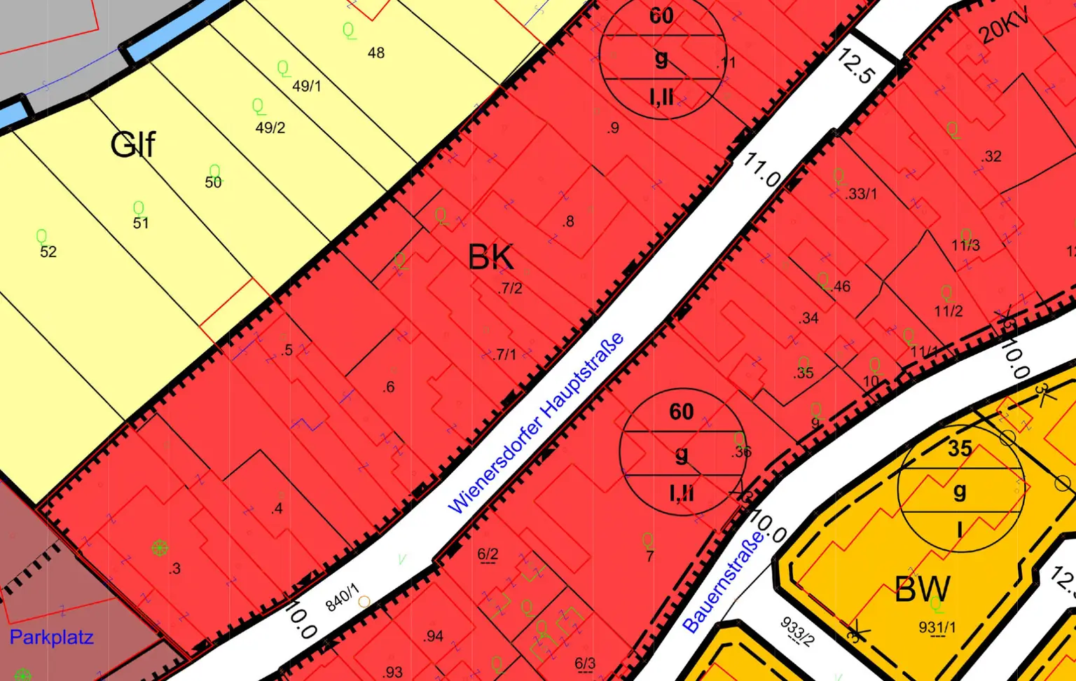 Grundstück mit Altbestand
