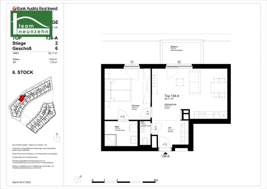 Lichtdurchflutete 2-Zimmer Wohnung in 1220 Wien - ab 01.11.2025 verfügbar!