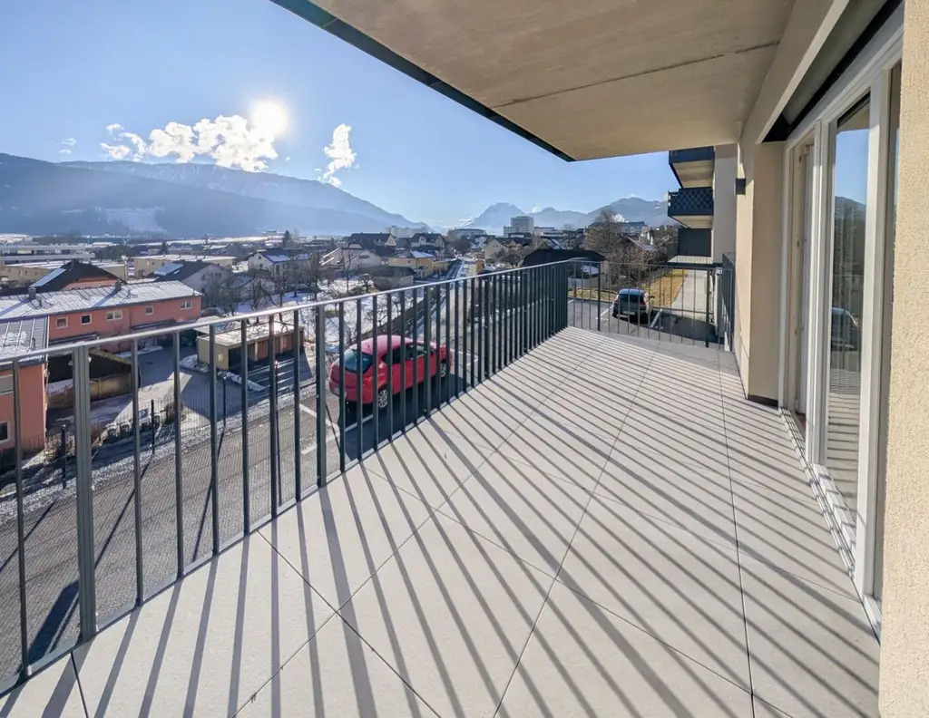 EIGENHEIM ODER ZWEITWOHNSITZ: 2-Zim.-Gartenwohnung mit unverbaubaren Blick ins Ennstal